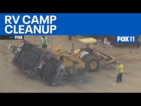 Homeless RV encampment cleaned up; residents given 5 days to leave
