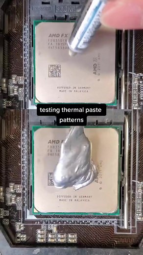 707K views · 1.6K reactions | too little thermal paste vs. too much! #pc #pctips #pcbuilding #thermalpaste #mryeester #gamingcommunity #game | mryeester | Facebook