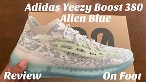 Adidas Yeezy Boost 380 Alien Blue Unboxing, Detailed Review & on Foot. Alien Blue 380 Review.