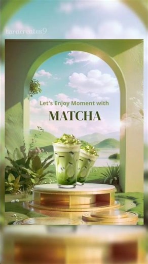 From blank canvas ➝ creative magic 🌈 #LearnWithMe #youtubeshorts #canvacreations #matcha #shorts