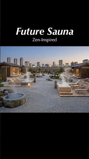 Zen Spa - A Minimal, Zen-Inspired Sauna Retreat #Sauna #japanesegarden #spa