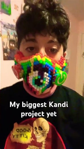 Kandi gas mask #kandi #kandikid #gasmask #4u #art