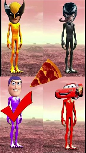 Alien Pizza Battle 🍕👽 #aliendance #coffindance #alienremix #dancechallenge