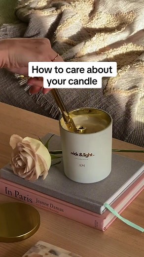 Proper care ensures your Wick&Light candles burn beautifully and last longer. Here’s how to care for them: 1. Trim the wick: Before each use, trim the wick to about 1/4 inch to prevent smoking and uneven burning. 2. First burn: On the first use, allow the candle to burn for 2-3 hours, ensuring the wax melts evenly across the surface. 3. Keep clean: Remove any debris or wick trimmings from the wax to maintain a clean burn. 4. Use candle snuffer: Extinguish candles using a candle snuffer or gently