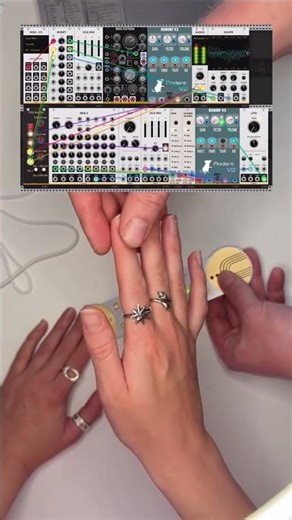 Grigi performs a tactile harsh noise jam using the Playtron MIDI controller #harshnoise