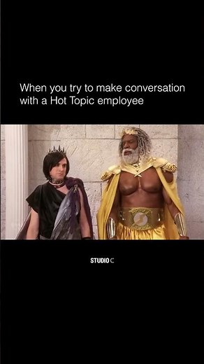 when you talk with a hot topic employee