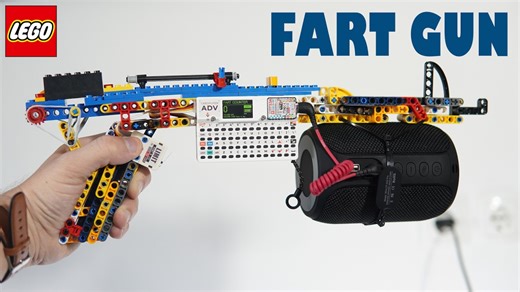 我造了一个乐高放屁枪 | I Built a LEGO Fart Gun