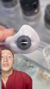 Así se realizó la Prótesis del Ojo con PIERCING #protesis #ojo #piercing #reels | Med. Diego Hurtado