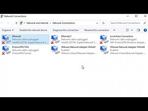 How to fix network cable unplugged error on Windows 10
