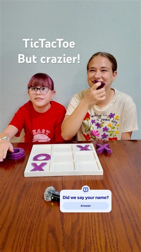 Tic Tac Toe Gets Tricky With Names #challenge #trivia