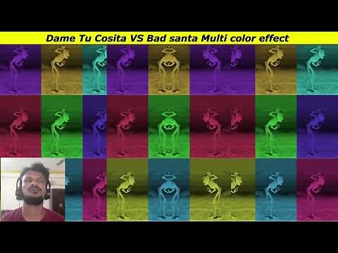 Dame Tu Cosita vs Bad Santa Mash Up with Multi Colors Effects Challenge part 3