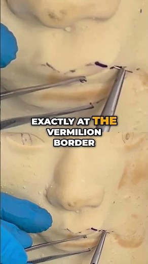 Fix a busted lip like a plastic surgeon #Suture #medicine #surgery #health #medical #cleft #palate