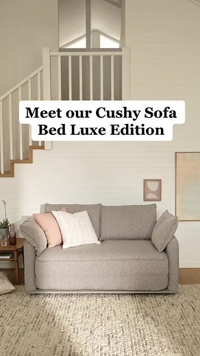 Bouclé is back, baby. Our award-winning Cushy Sofa Bed now comes in a Luxe Edition 😍 #koalafurniture #sofabed #boucle #furniture
