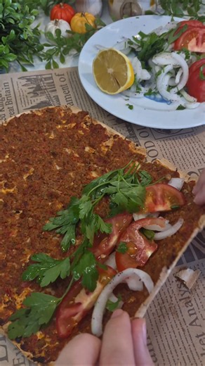 hazır lavaştan kolay lahmacun 😍