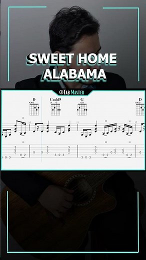 Sweet Home Alabama - Lynyrd Skynyrd | Guitar Tutorial RHYTHM + Chords
