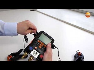 Digital manifold testo 550: Starting the device (1/4) | Be sure. Testo