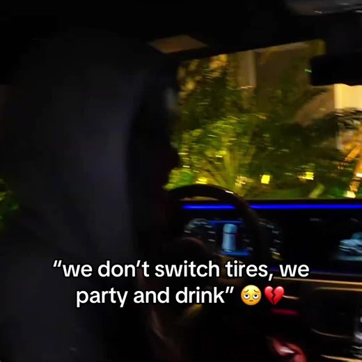“we don’t switch tires, we party and drink” 🫩💔 (YouTube: PNE) #fyp #foryou #partyneverends