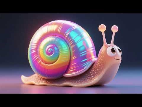 Snail with the Shiny Rainbow Shell 🐌🌈✨ | Color & Kindness Adventure Song
