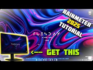 ⚡ 100% FREE TRANSFORMATION OF YOUR PC INTO ROG |RAINMETER THEME| #rainmeter #windows #tutorial