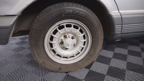 Mercedes 300SD restored after first wash in 18 years