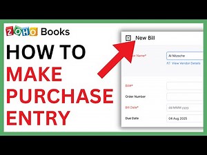 How to Make Purchase Entry in Zoho Books [QUICK GUIDE]