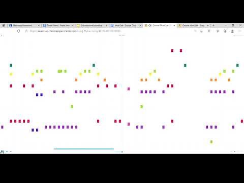 Rick Roll on Chrome Music Lab - With Link