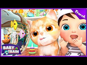 Miaou! La chanson du chat 😺❤️&plus de chansons et comptines pour enfants | Bébé Train #kidssongs