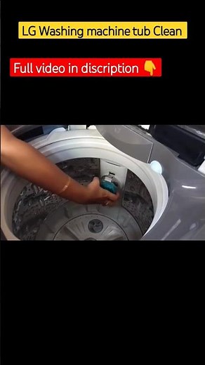 LG washing machine top load tub cleaning // How to clean LG washing machine top load tub cleaning