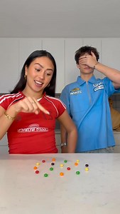 39K views · 8.3K reactions | POISONOUS SKITTLE CHALLENGE! 藍 #challenge #game #funny #cadelandmia #viral | CadelandMia | Facebook
