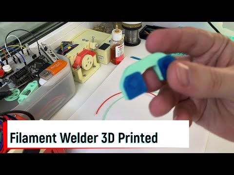Filament Welder / 3D Printed. How to connect two threads of 1.75 mm filament