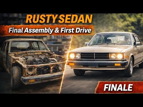 Restoring a Forgotten Rusty Sedan | Final Assembly & First Drive – Finale