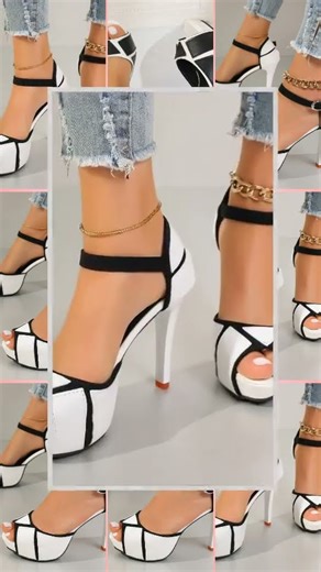 Colorblock Platform Heels – Bold, Sexy & Summer-Ready