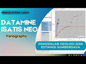 Creating a Variogram Model With Isatis Neo Datamine