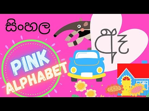 Sinhala Pink Alphabet episode 4 'ඈ' | සිංහල හෝඩිය | Sinhala Hodiya | Sinhala Akuru Hodiya | Hodiya