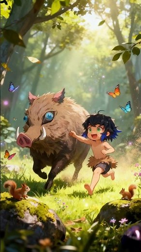 Inosuke’s Tragic Past — Raised by a Boar 🐗😭