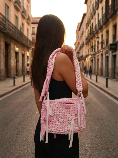 Handmade Crochet Shoulder Bag - Etsy