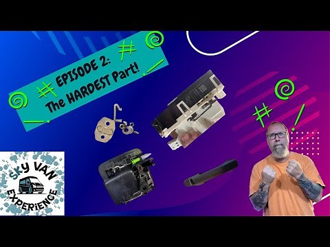 😖 Episode 2 - The Hardest Part- Sprinter Rear Door Actuator Replacement