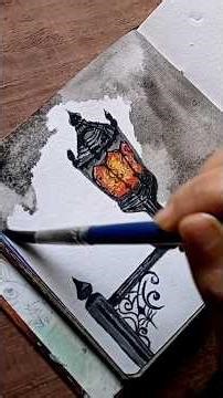 street light painting tutorial #artideas #art #artwork #artshorts #watercolor #painting