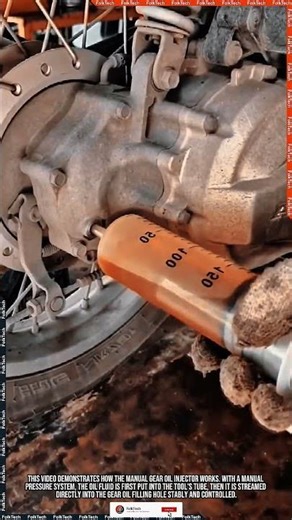 Injector Tool: Fill Scooter CVT Gear Oil Neat Fast Innovation #tool #tools #innovation