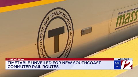 MBTA releases schedule for South Coast Rail