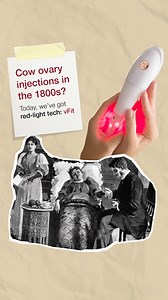 Think today’s menopause solutions are cutting-edge? Back in the 1800s, women were treated with cow ovary injections for menopause. (Yes, really!) 😳 Fast forward to today: vFit by Joylux uses cutting-edge red light technol to support pelvic floor health, intimacy, and confidence—without the strange science experiments. Because modern wellness should feel empowering, not outrageous. #MedicalHistory #vFit #DidYouKnow #Joylux #RedLight | Joylux