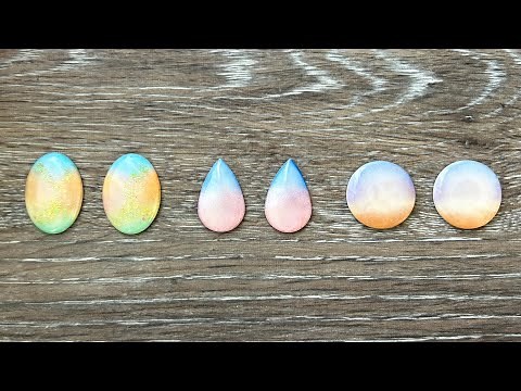 UV Resin Earrings Tutorial - DIY Sunset Inspired Jewelry for beginners - EASY