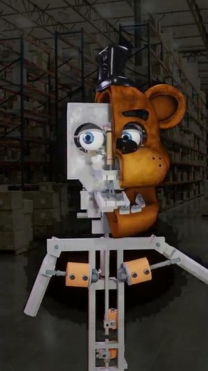 Pneumatic Animatronic ASMR [FNAF realistic mech model]