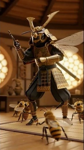 Warrior Bee Dance ⚔️🐝 | Epic Battle Moves with WOW Effect 🔥✨