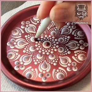 Creating a Mandala in a Unique Way ⚪️ ! | Simple