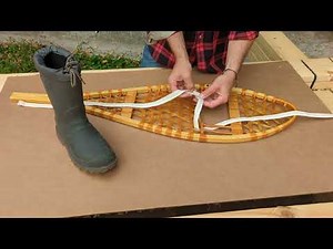 How To Install a Lampwick Snowshoe Binding