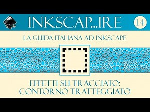 Inkscap...ire, la guida italiana ad Inkscape 1.4: L'effetto su tracciato "Contorno tratteggiato"