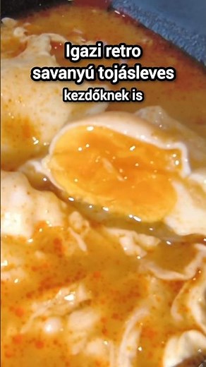 Savanyú tojásleves..
