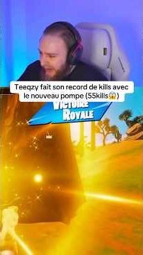 Teeqzy record de kills avec le nouveau pompe #fortnite #fortniteclips #teeqzy #record #worldrecord