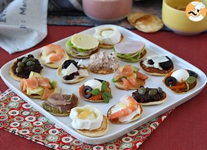 Recette de blinis garnis, apéritif parfait pour les fêtes